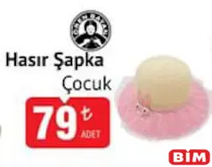 ÖREN BAYAN HASIR ŞAPKA ÇOCUK